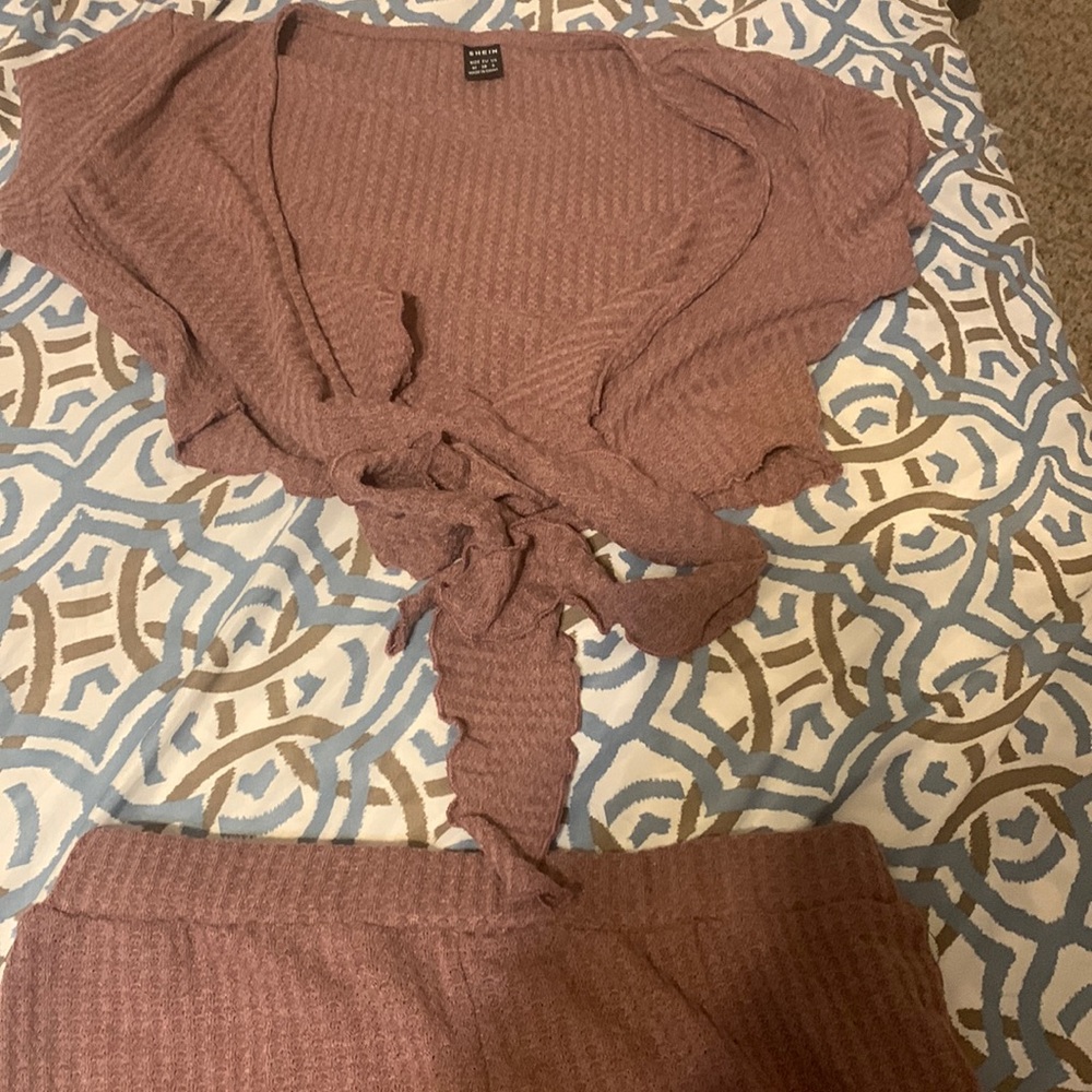 SHEIN crop top/shorts BNWT